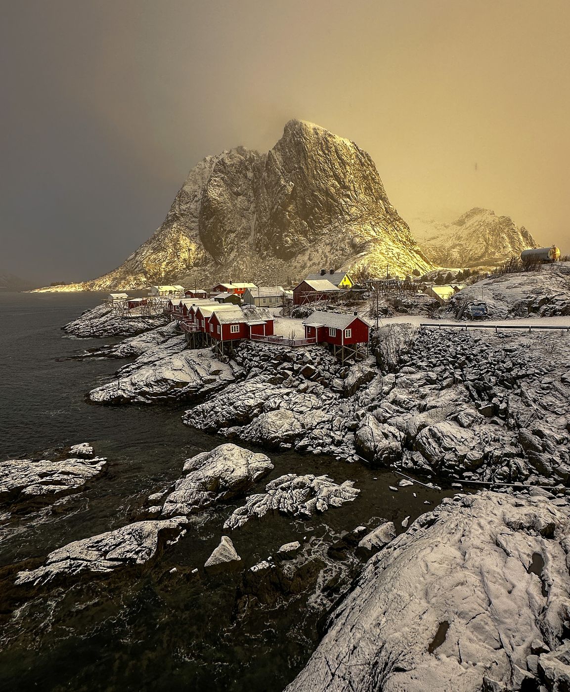 Hamnøy, classic view, Lofoten, Norway