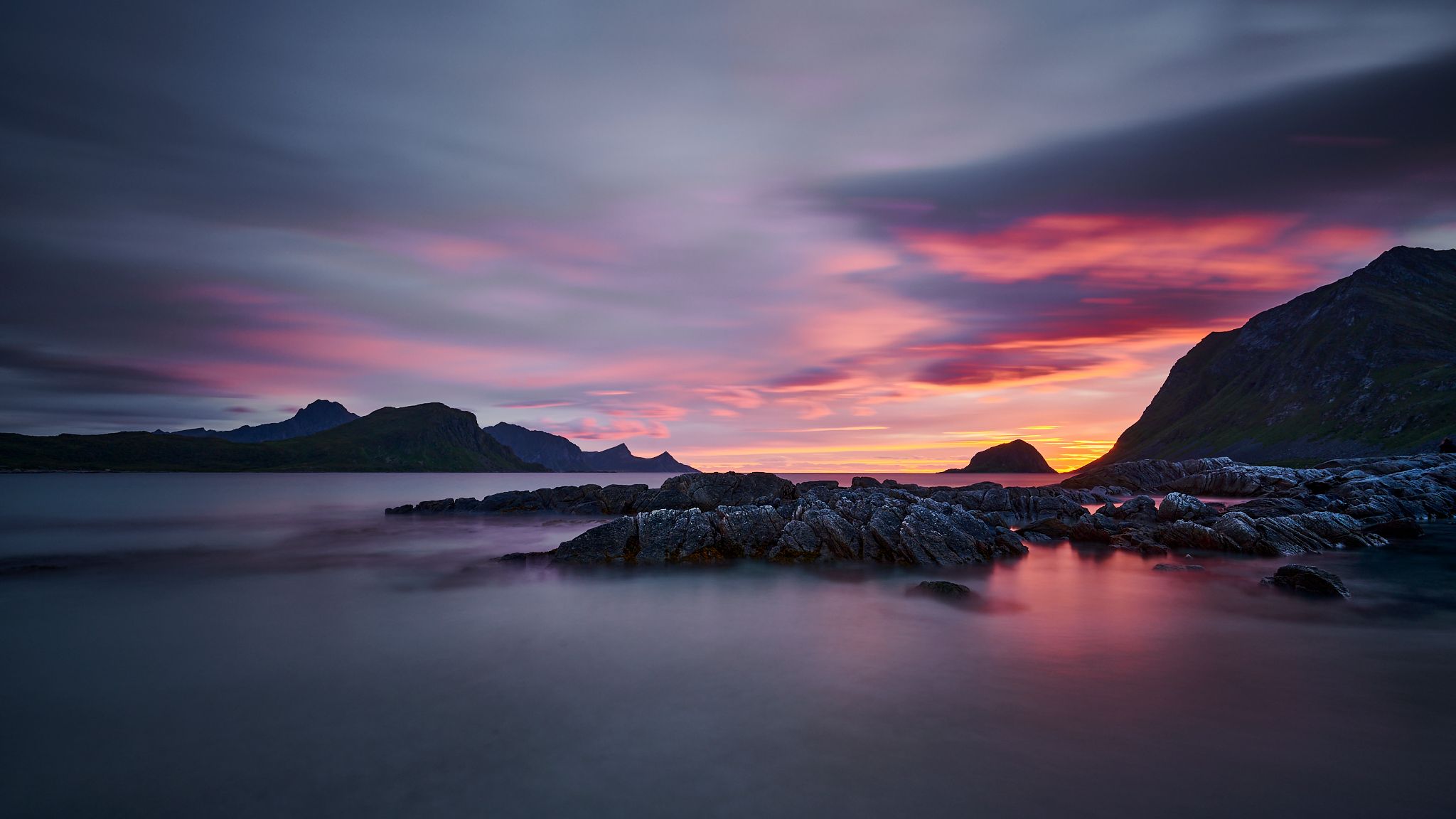 Haukland Beach, Lofoten, Norway