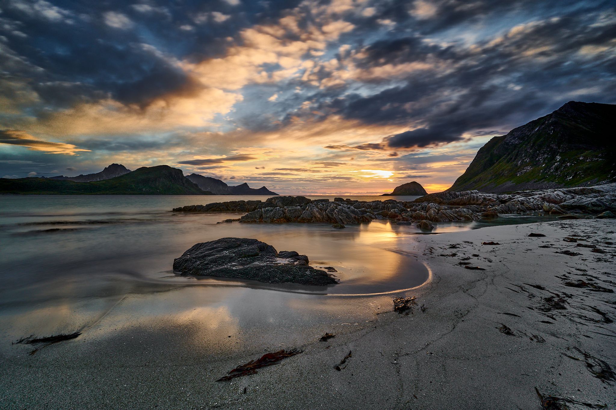 Haukland Beach, Lofoten, Norway