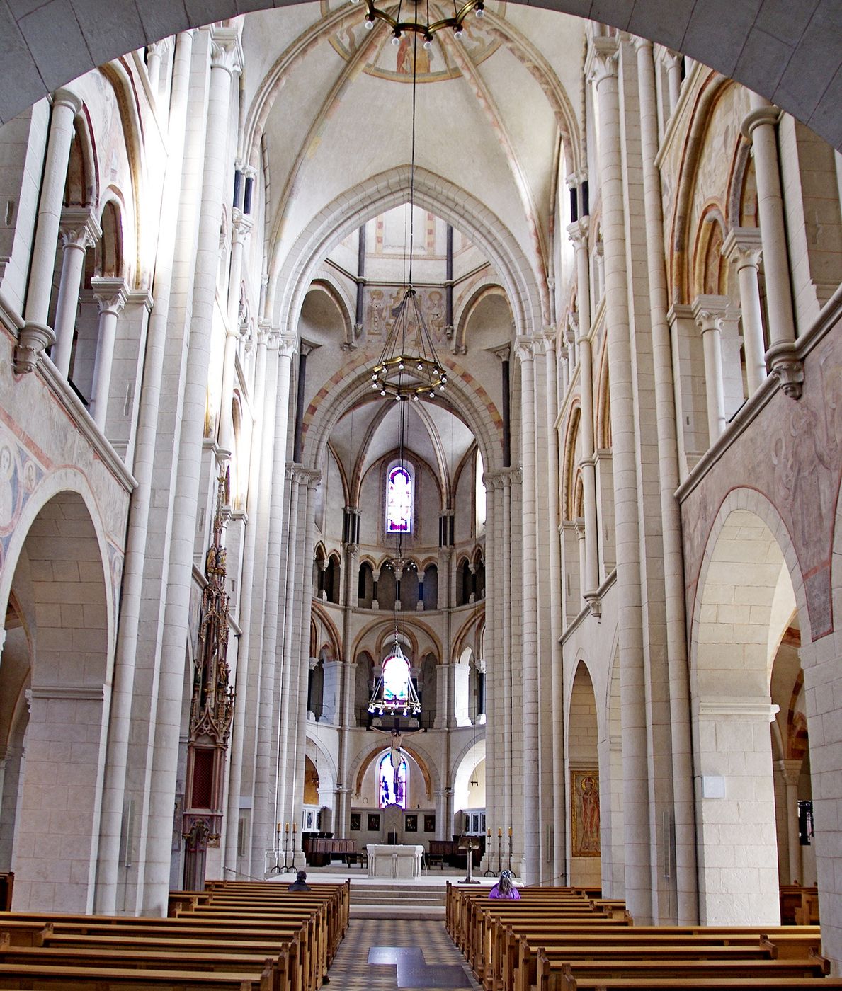 Inside the Limburg Cathedral, Germany
