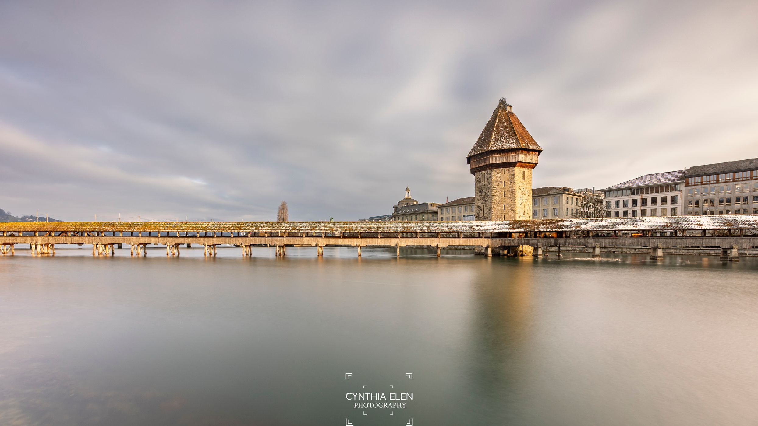 Kapellbridge Lucerne - from Rathaussteg, Switzerland