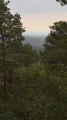 Lilla Trollkyrkan, at Tiveden Nationalpark