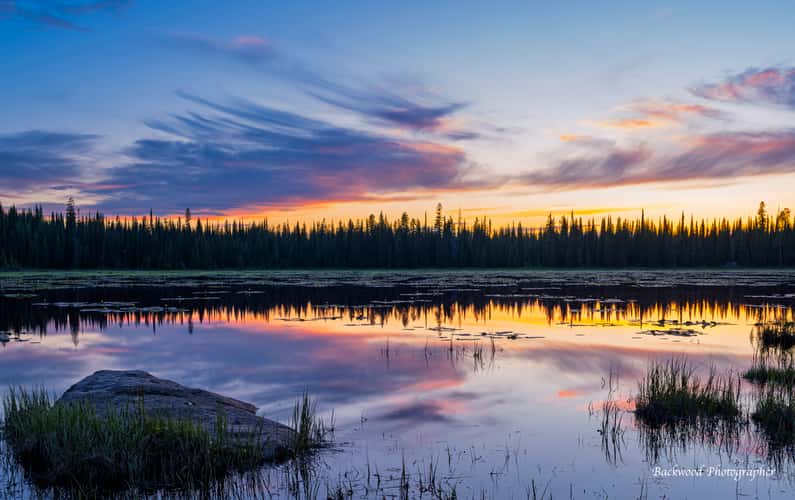 Lily Lake Sunset