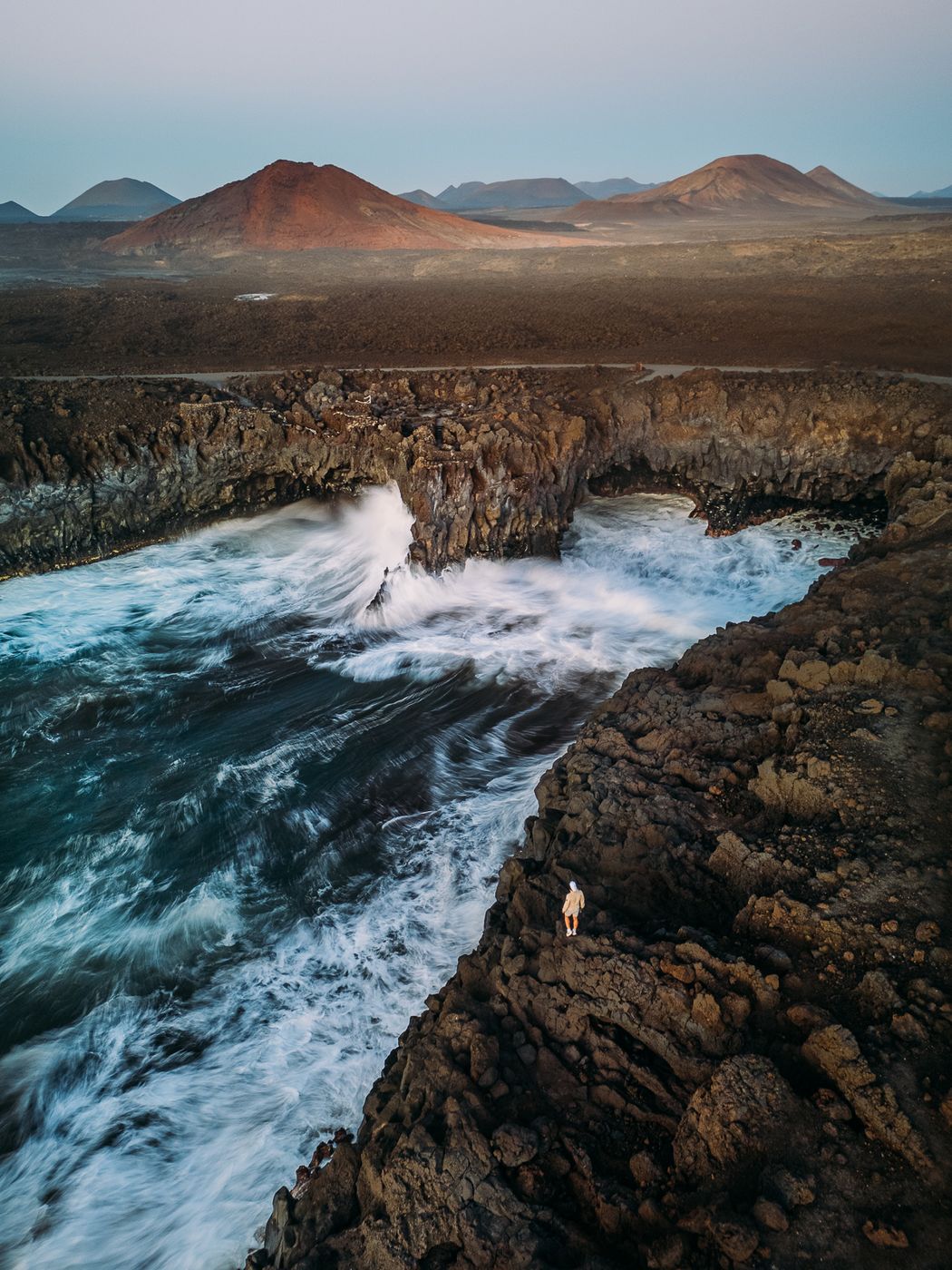 Los Hervideros (Drone), Spain