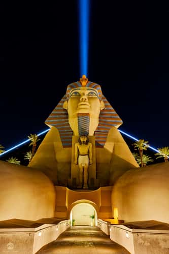 Luxor Sphinx & Pyramid