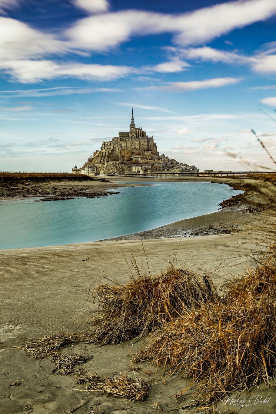 Mont Saint-Michel (Infrared), France