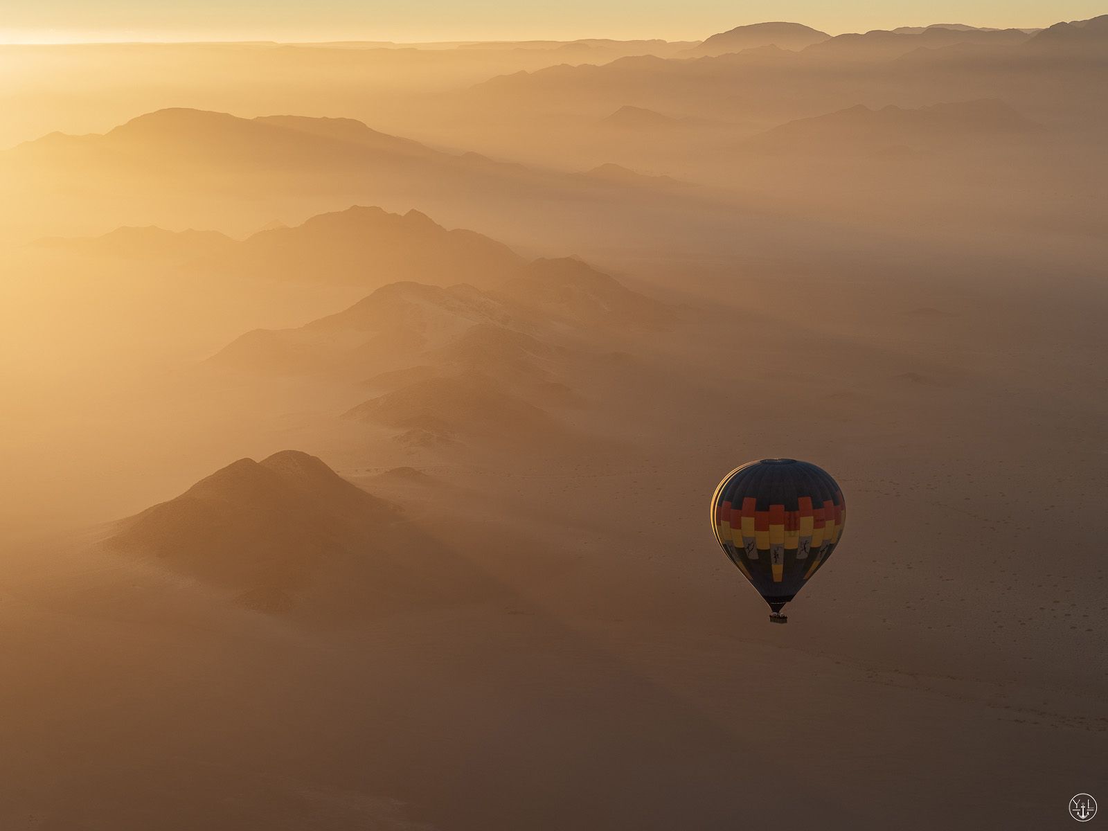 Namib Naukluft National Park air balloon, Namibia