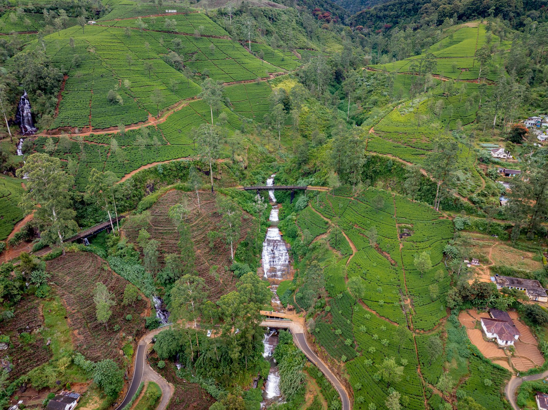 Nanu Oya Waterfall, Sri Lanka