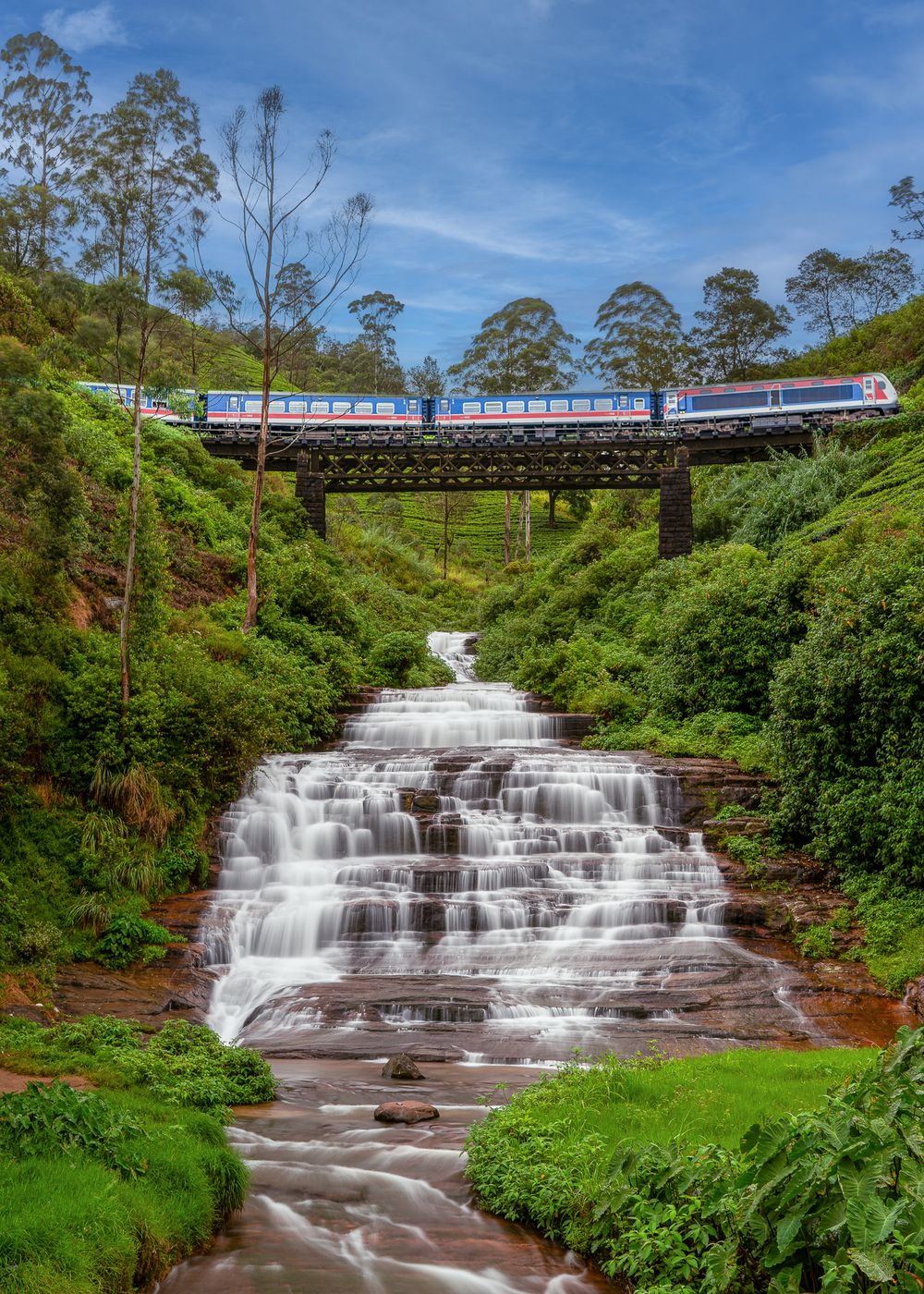 Nanu Oya Waterfall, Sri Lanka