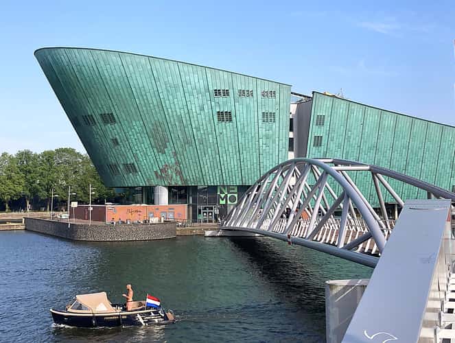Nemo Science Museum from the Bridge, Amsterdam