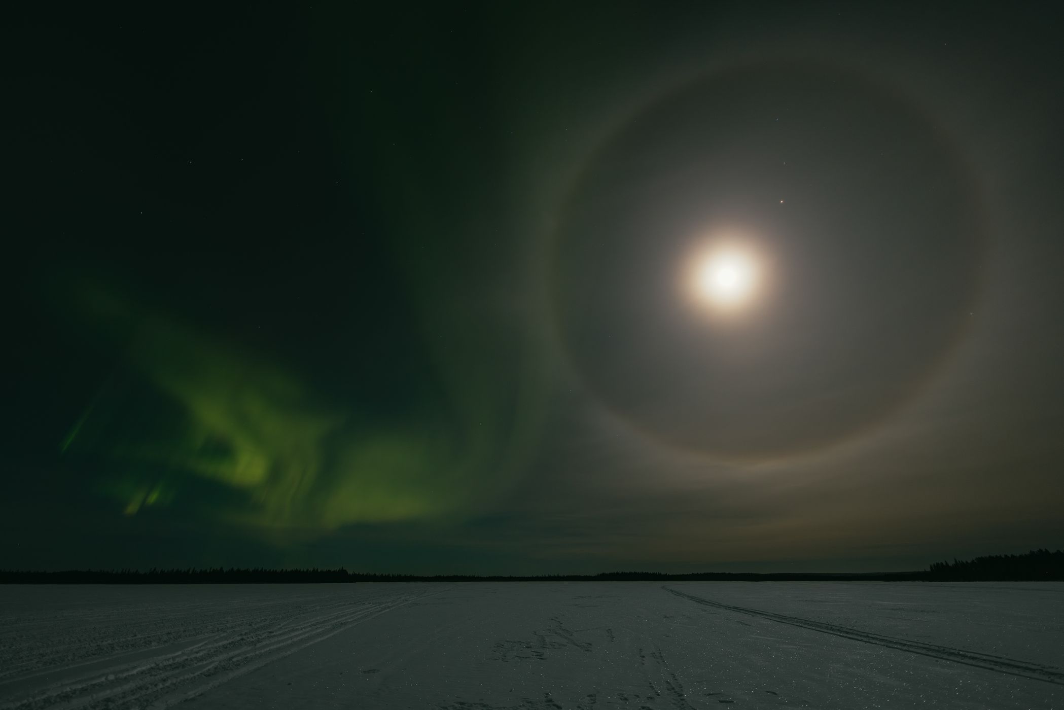 Northern light tip, Levijärvi, Finland