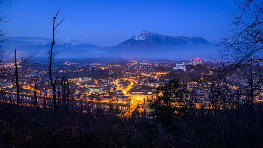 Obere Stadtaussicht, Salzburg