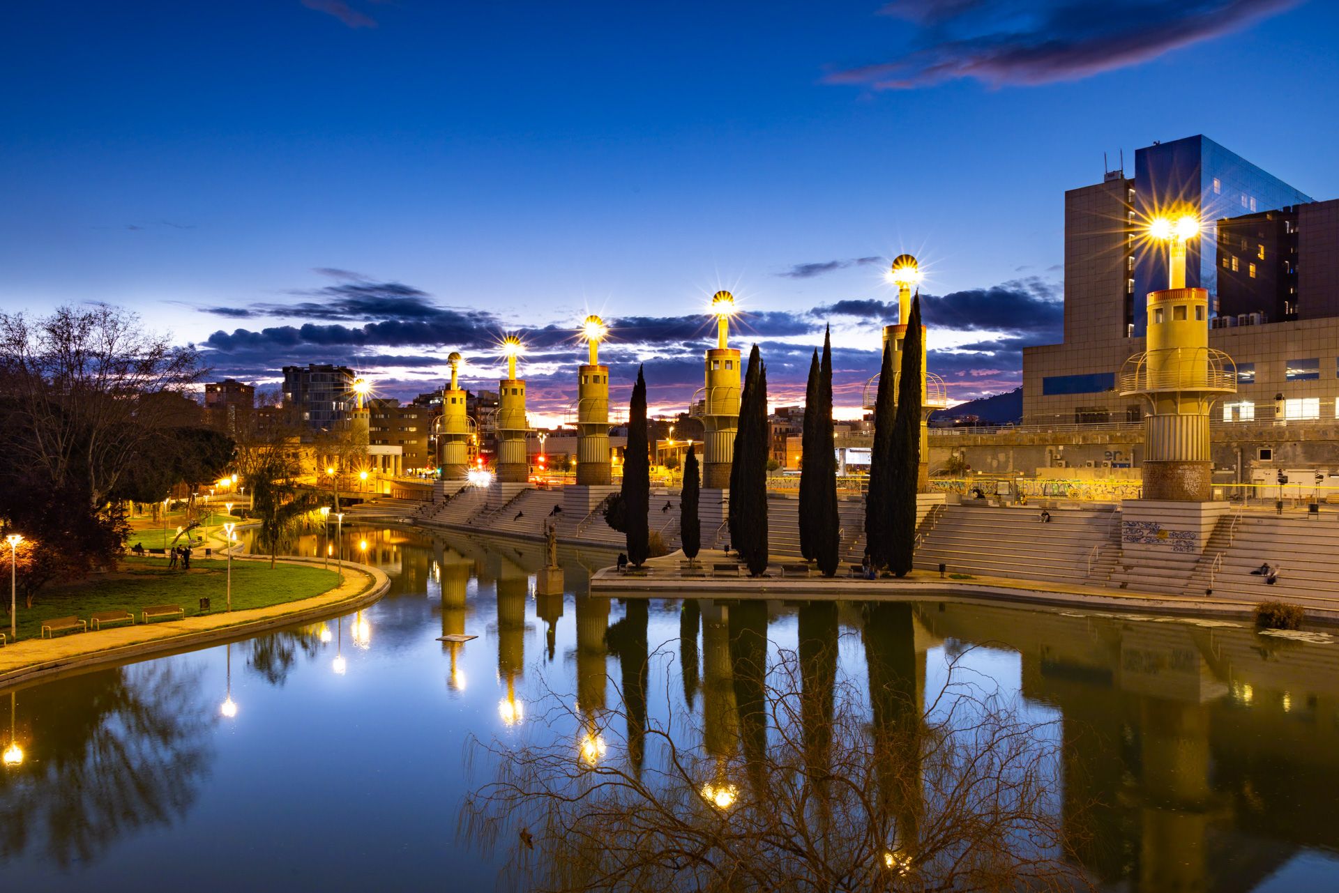 Parc de l'Espanya Industrial, Barcelona, Spain