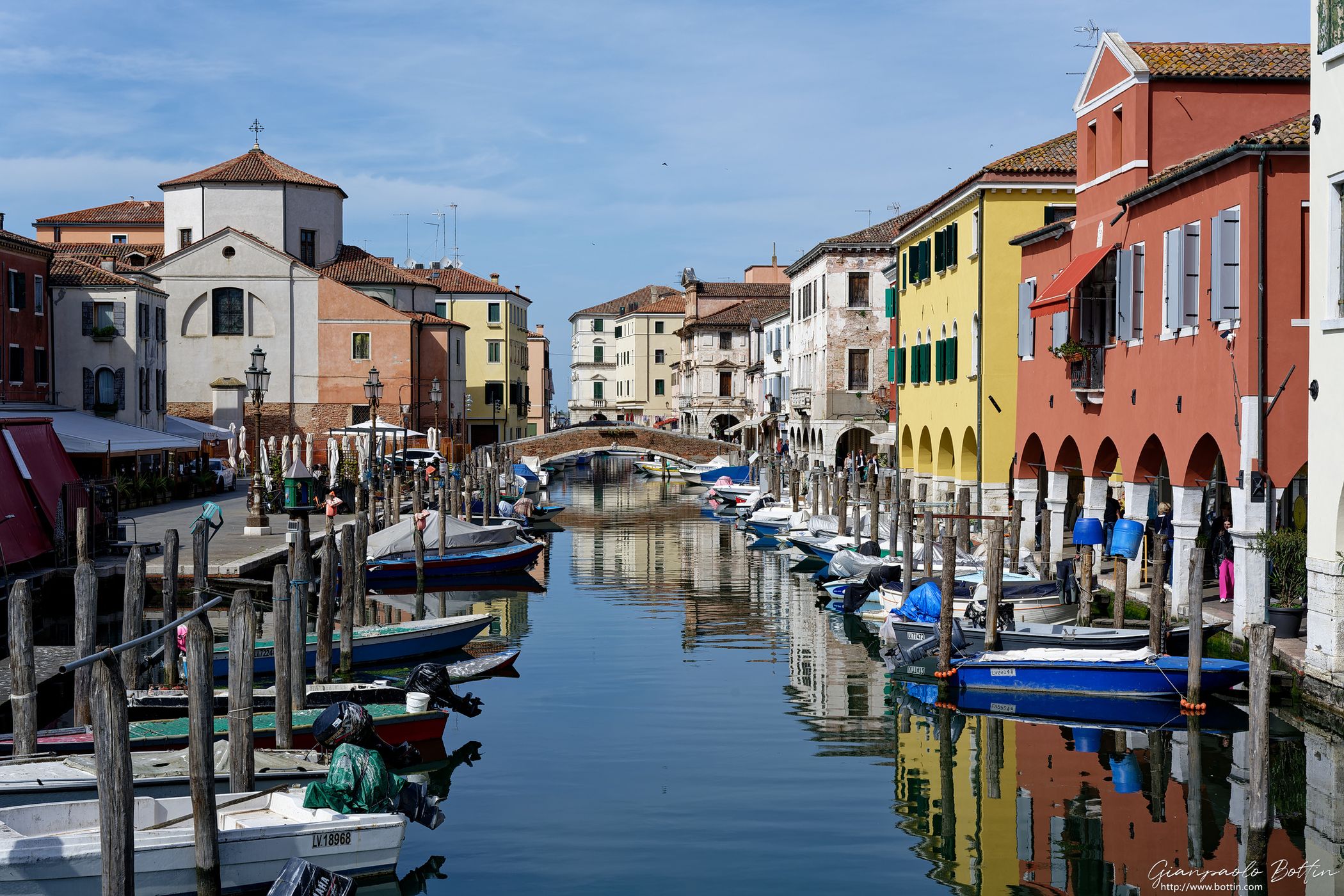 Ponte Sant'Andrea from Ponte della pescheria, Italy