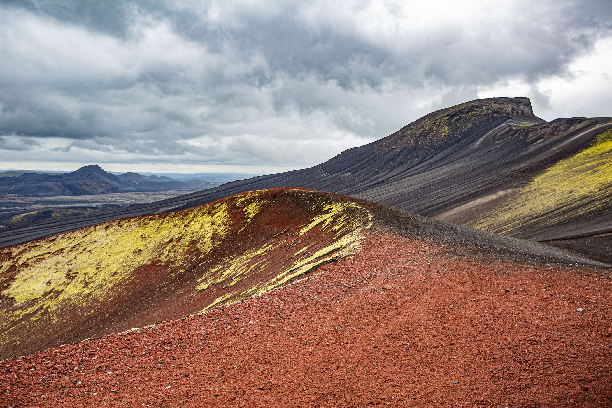 Raudaskál crater, Iceland