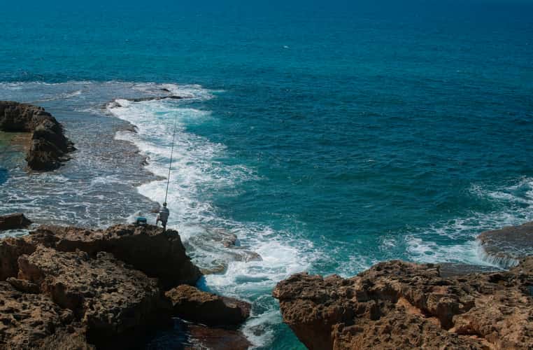 Roman Harbor ruins in Tal Dor