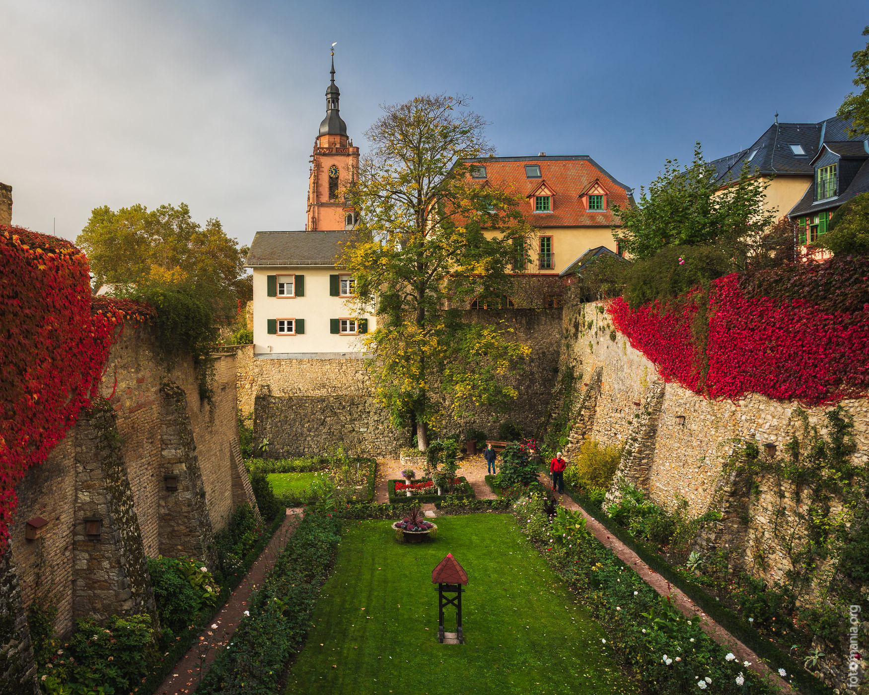 Rose Garden of the Electoral Palace, Eltville, Germany