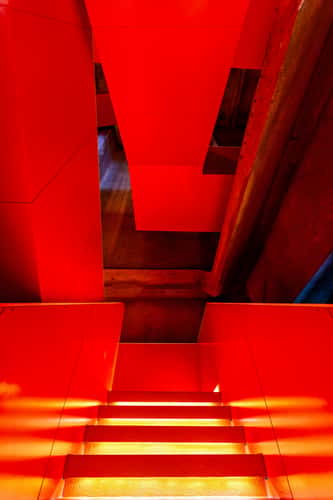 Staircases inside Ruhrmuseum Essen
