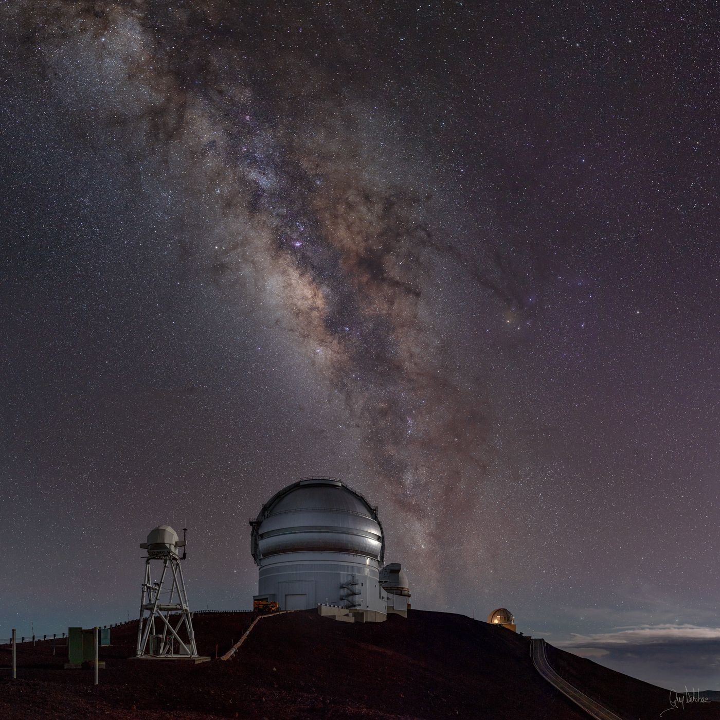 Sa Majesté la Voie Lactée & le Gemini télescope Hawaii, USA