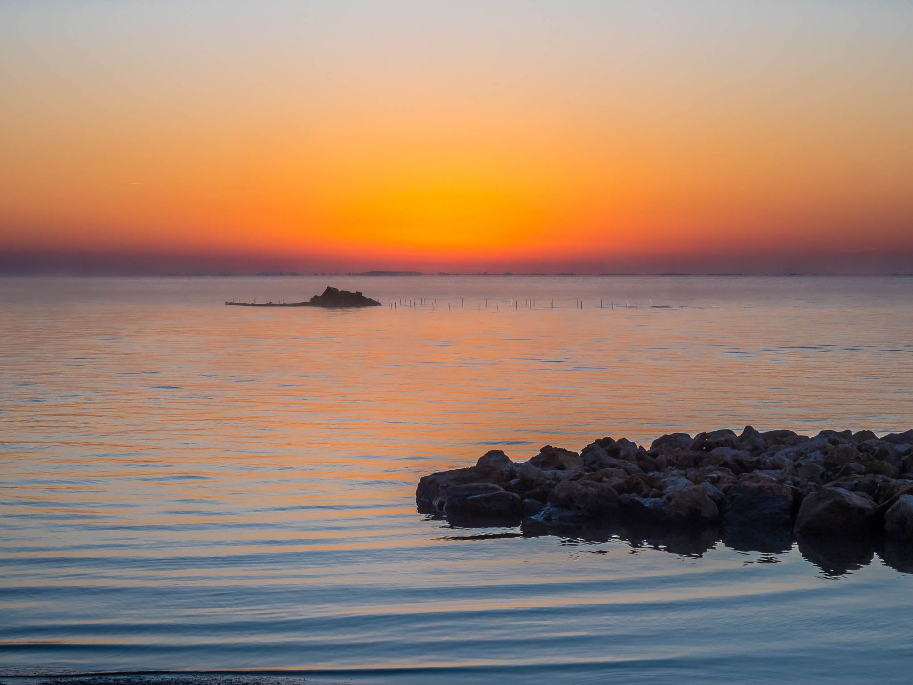Saint George Sound Sunrise, USA