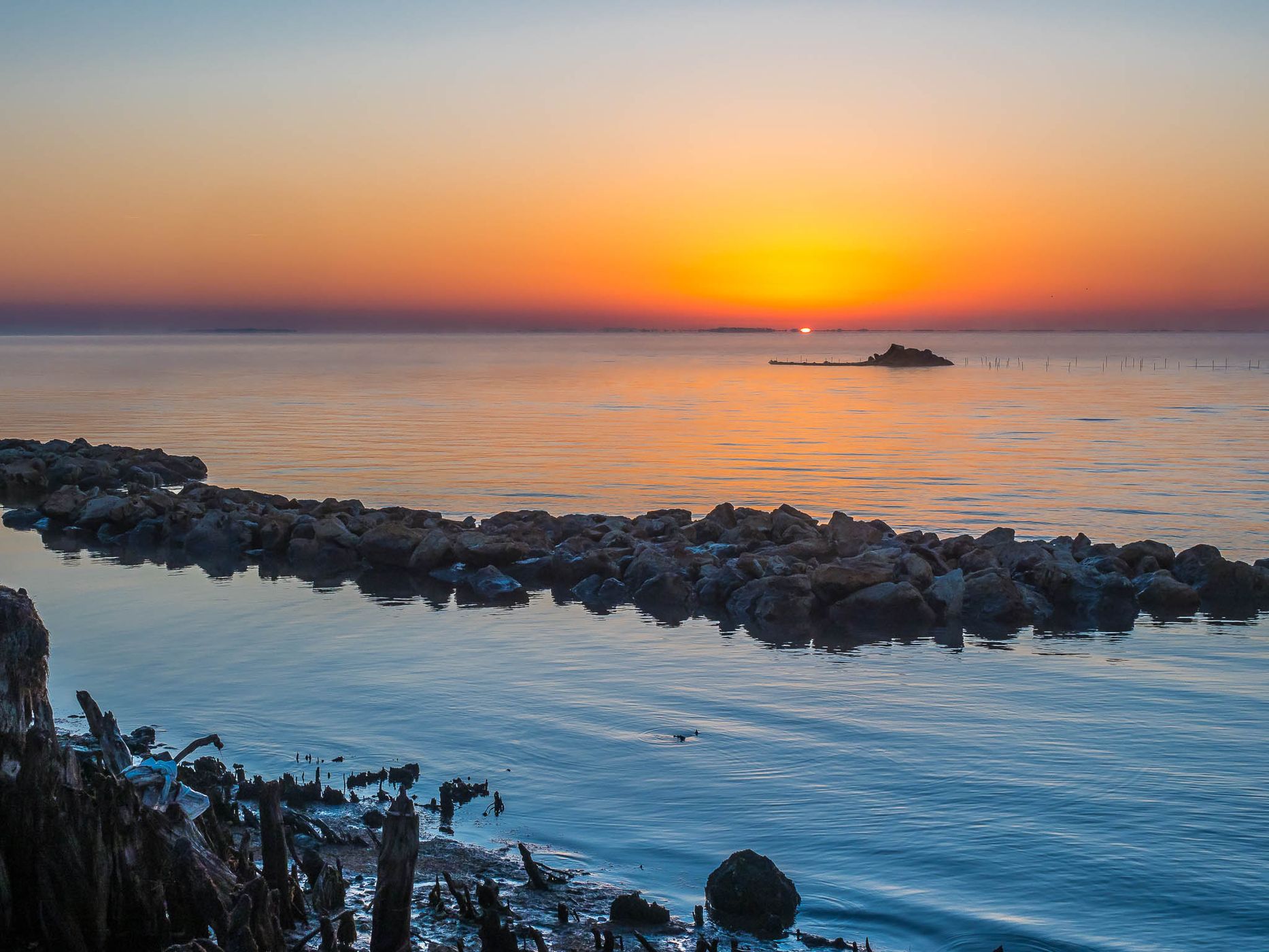 Saint George Sound Sunrise, USA