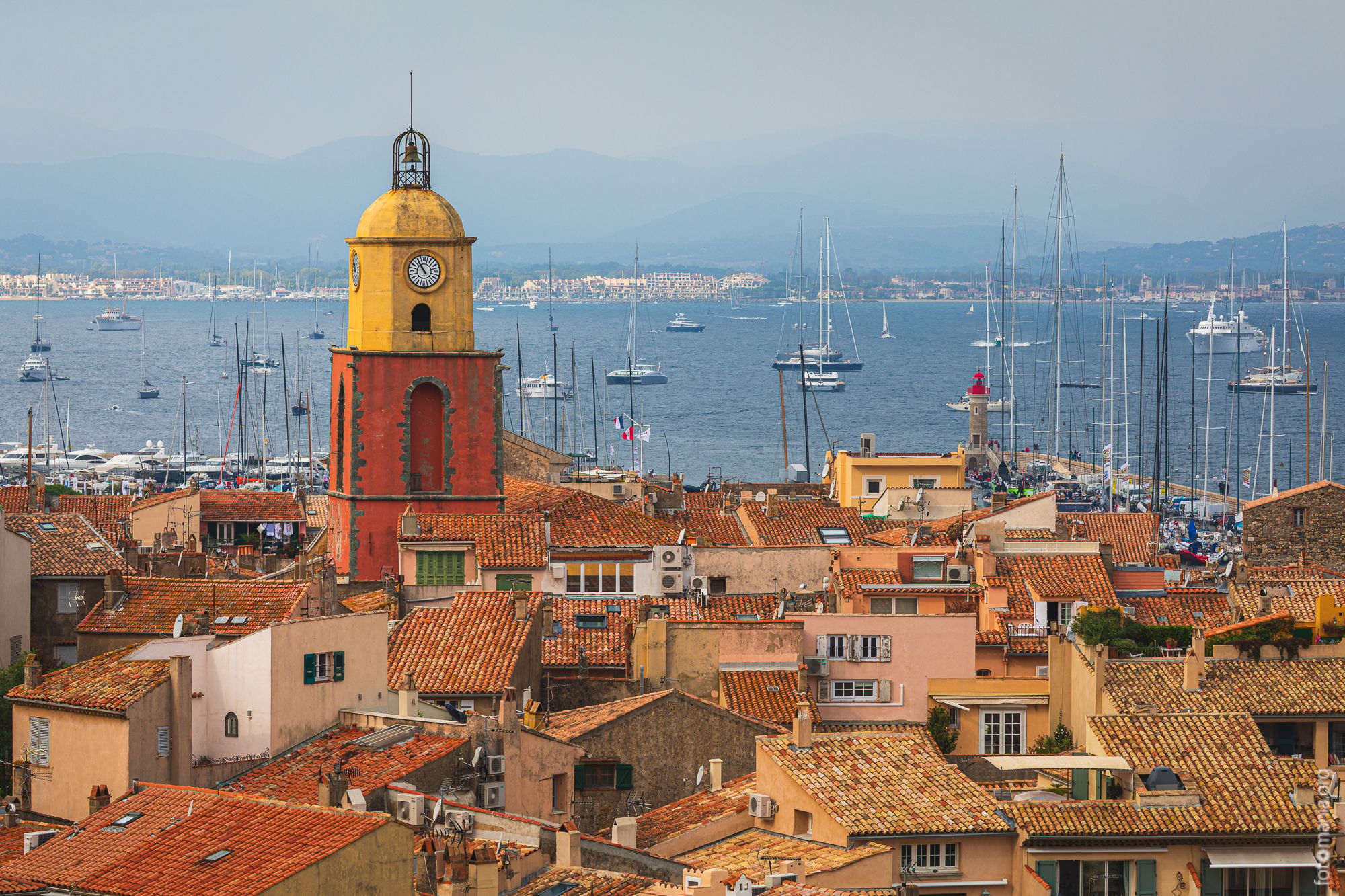 Saint-Tropez view, France