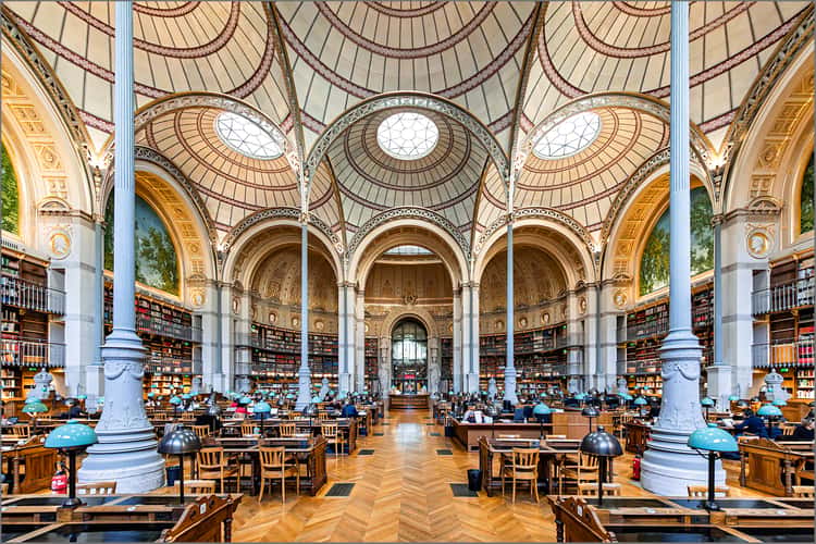 Salle Labrouste in the Bibliotheque national de France (BnF)
