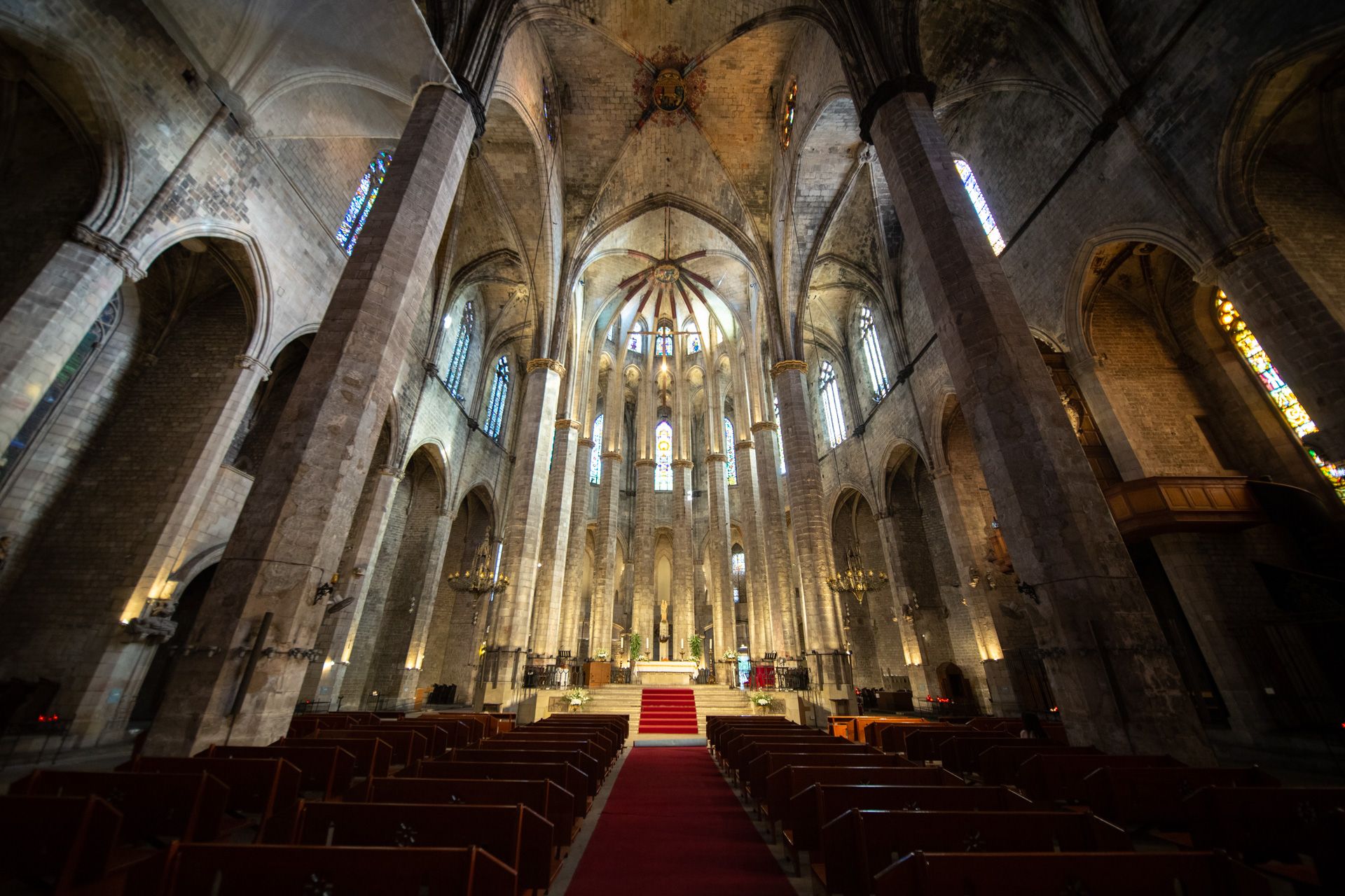 Santa Maria del Mar Vertorama, Barcelona, Spain