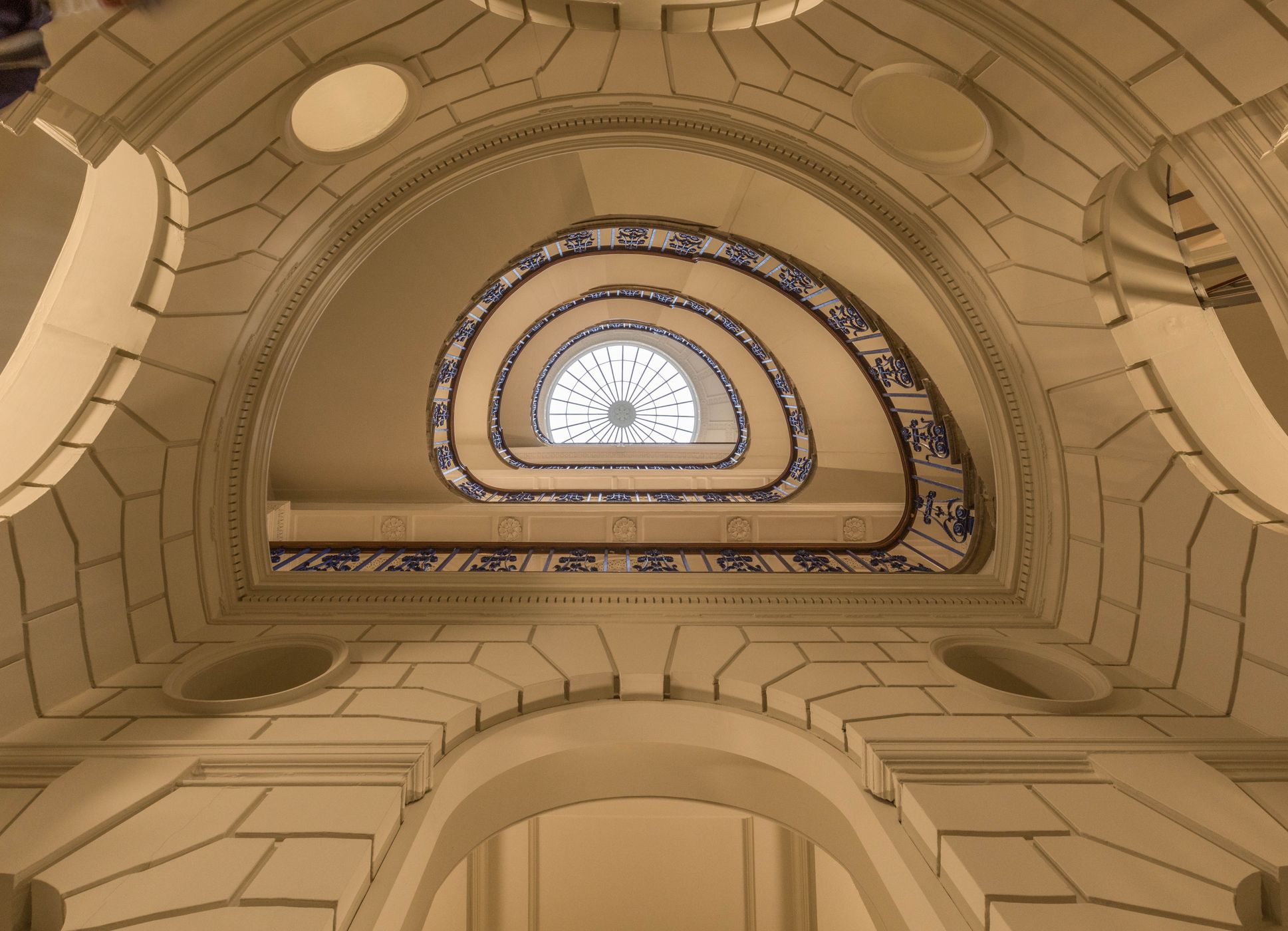 Stairwells of the Somerset House, London, United Kingdom