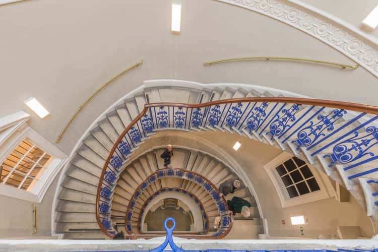 Stairwells of the Somerset House, London