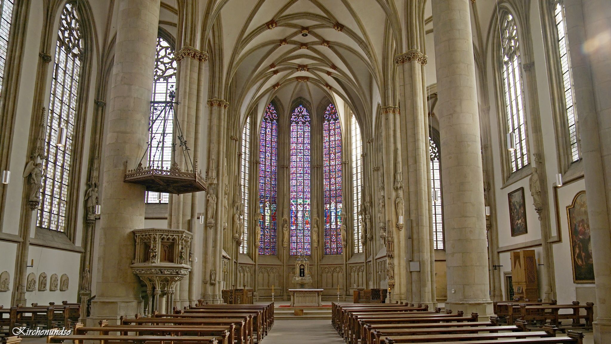 St. Lamberti interior, Germany