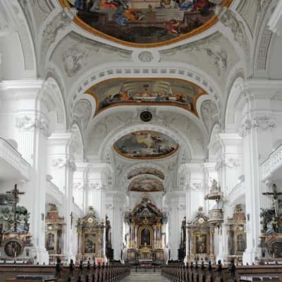 St. Verena in Rot interior, Germany
