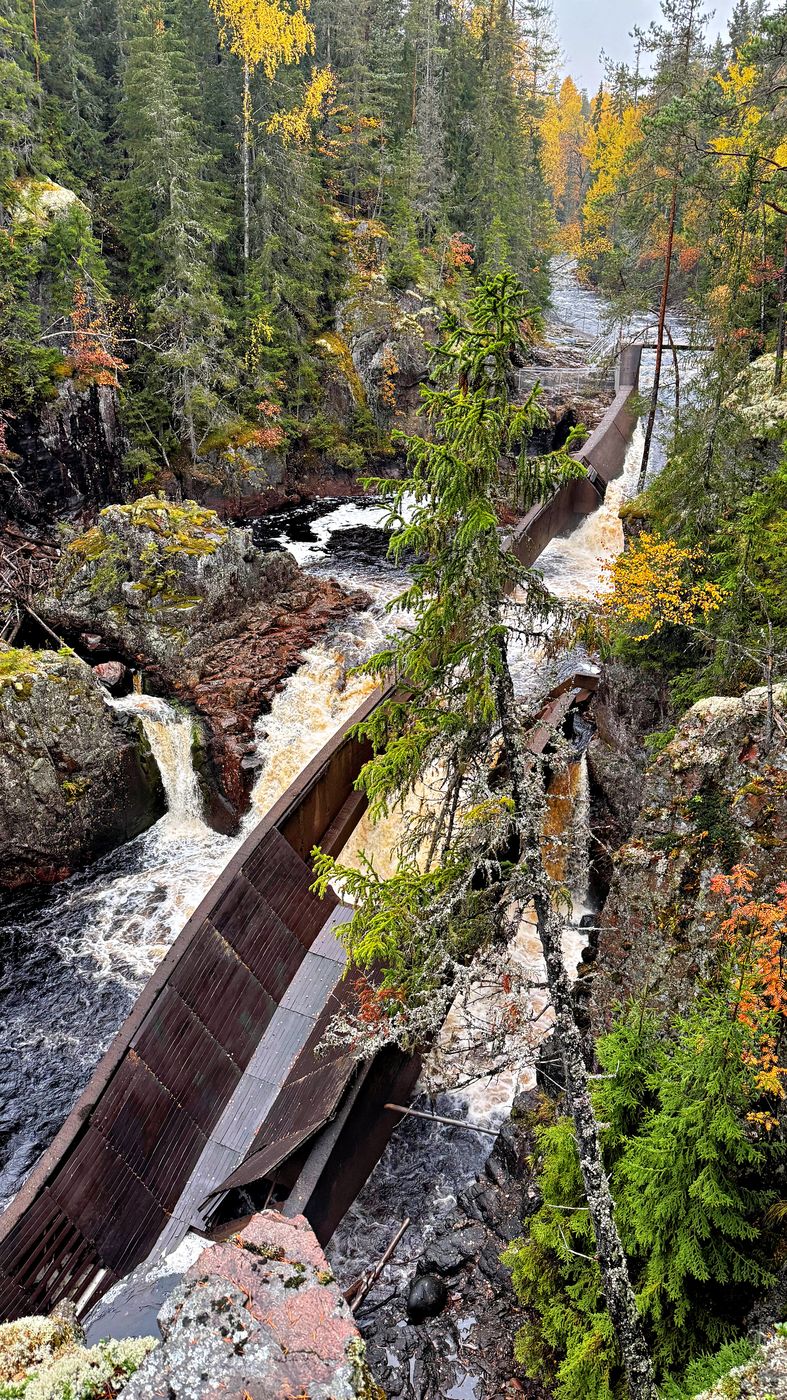 Storstupet Waterfall, Ämån north of Orsa, Sweden