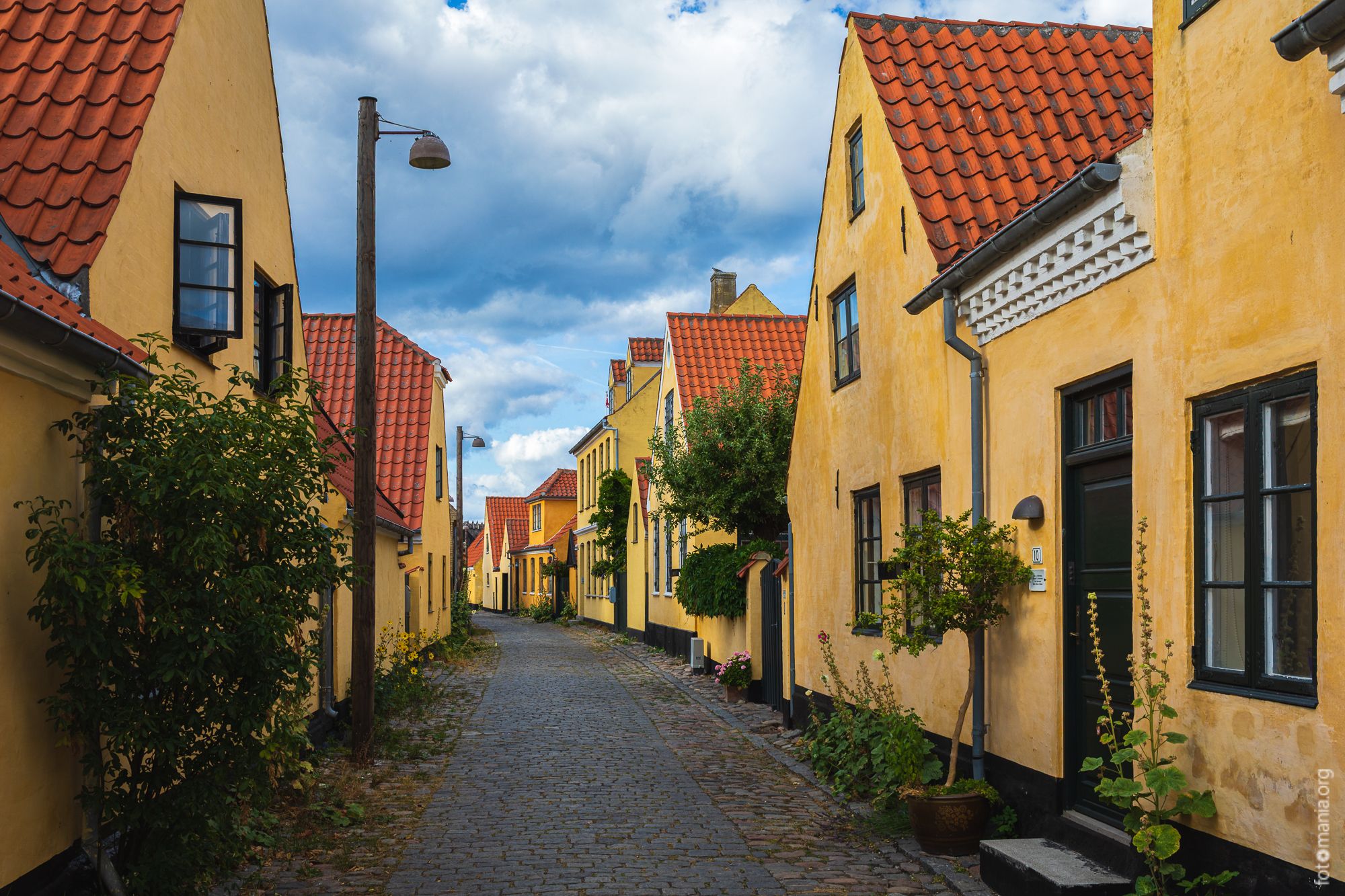 Street in Dragør, Denmark