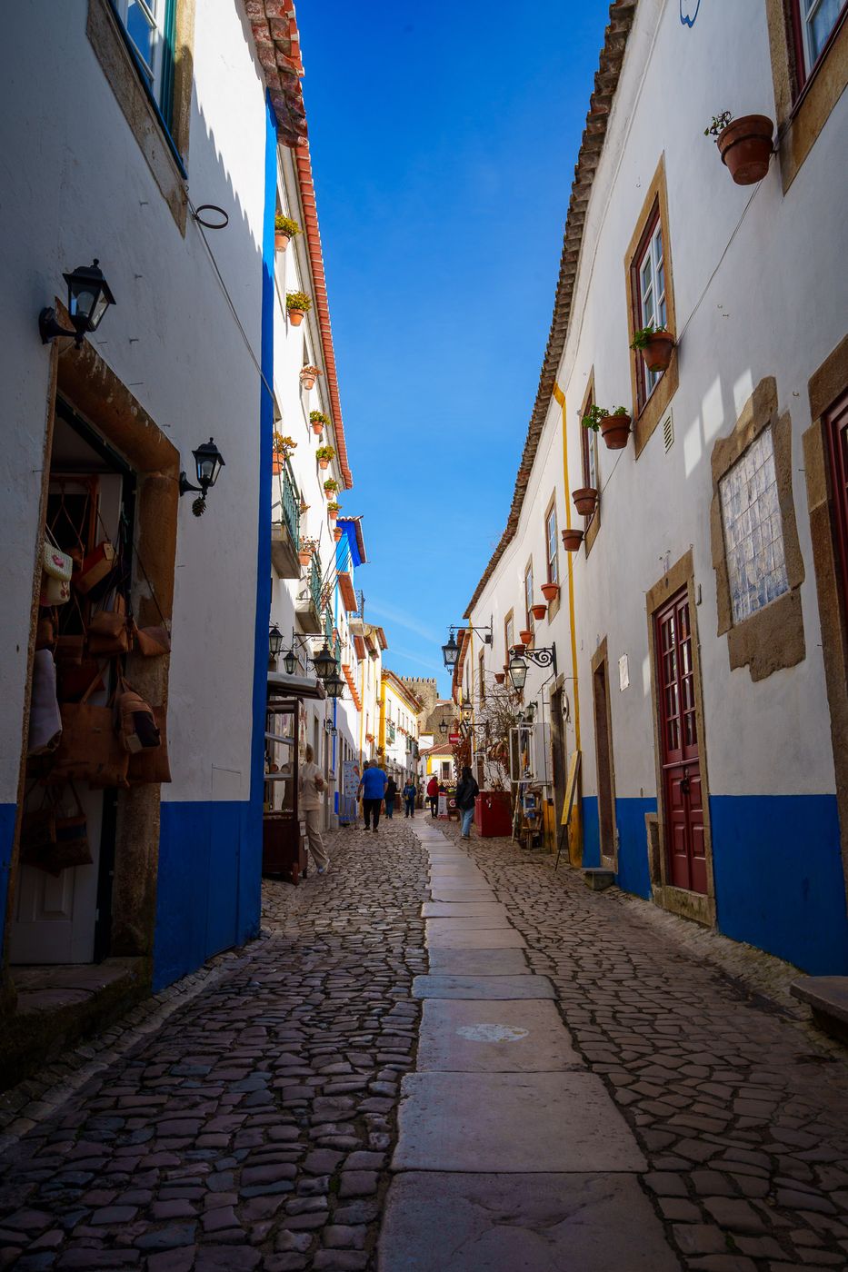 Streets of Obidos, Portugal