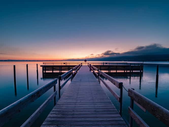 Sunrise over Lake Constance