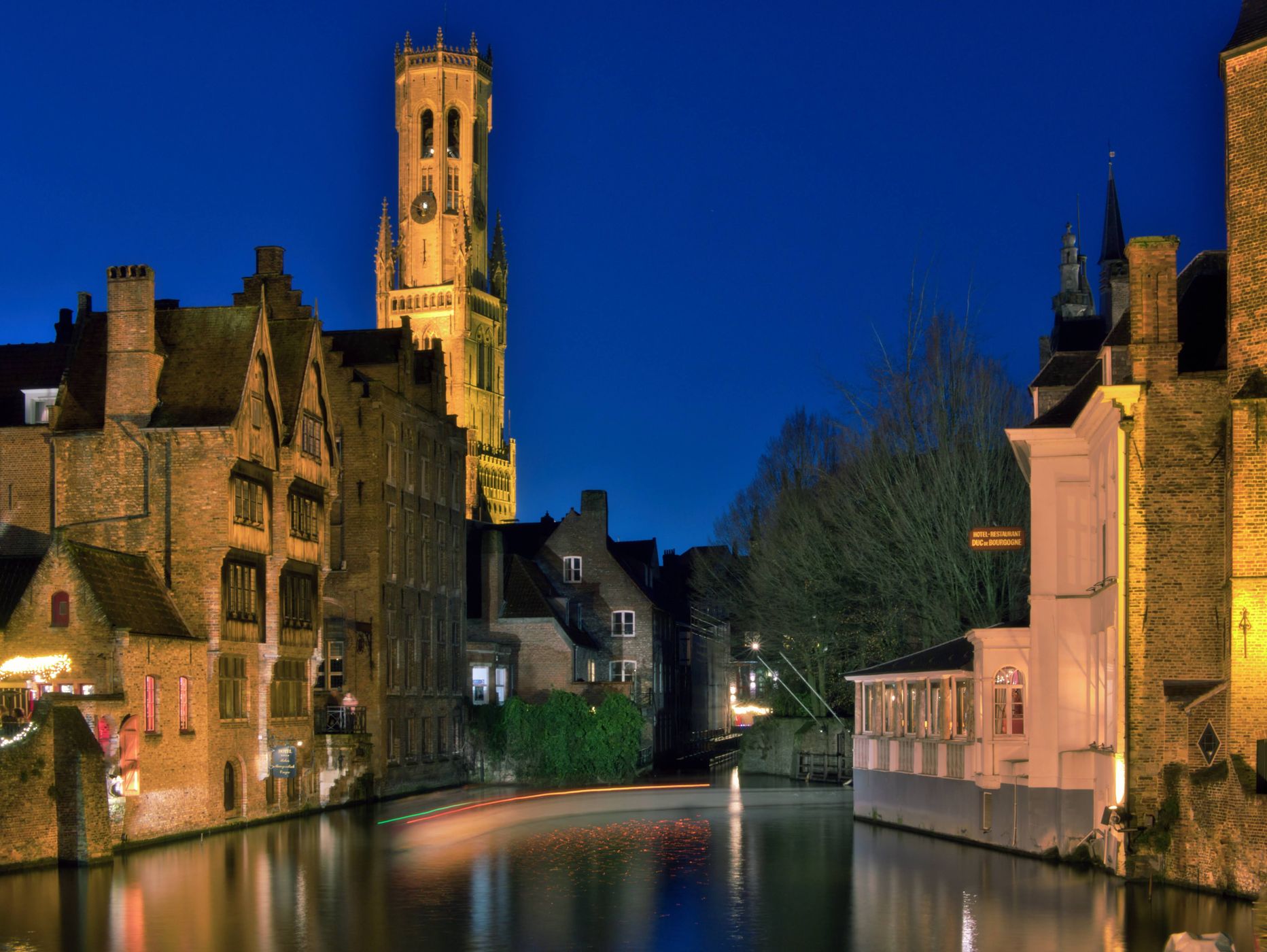 Typical view of Bruges, Belgium