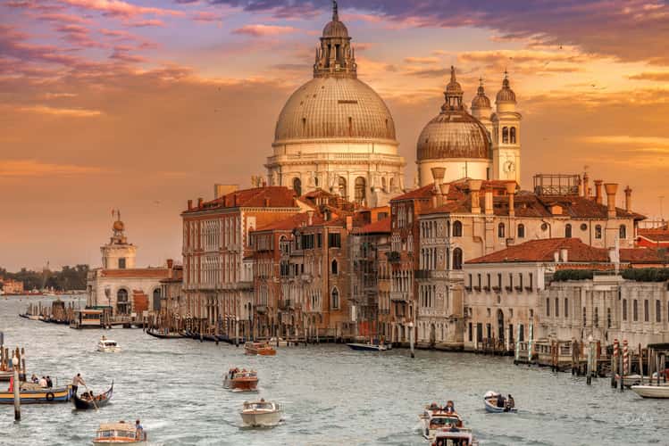 View from Ponte dell'Accademia, Venice