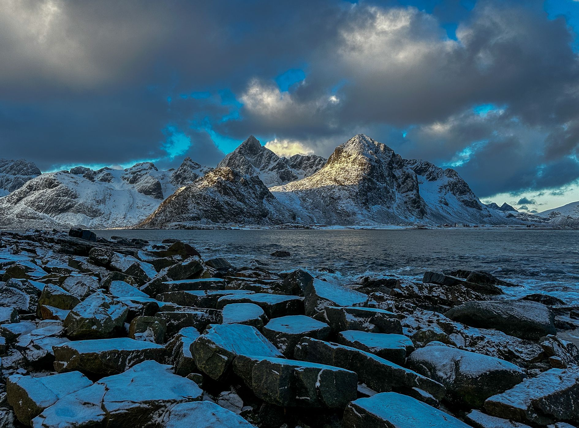 View on Flakstad, Norway