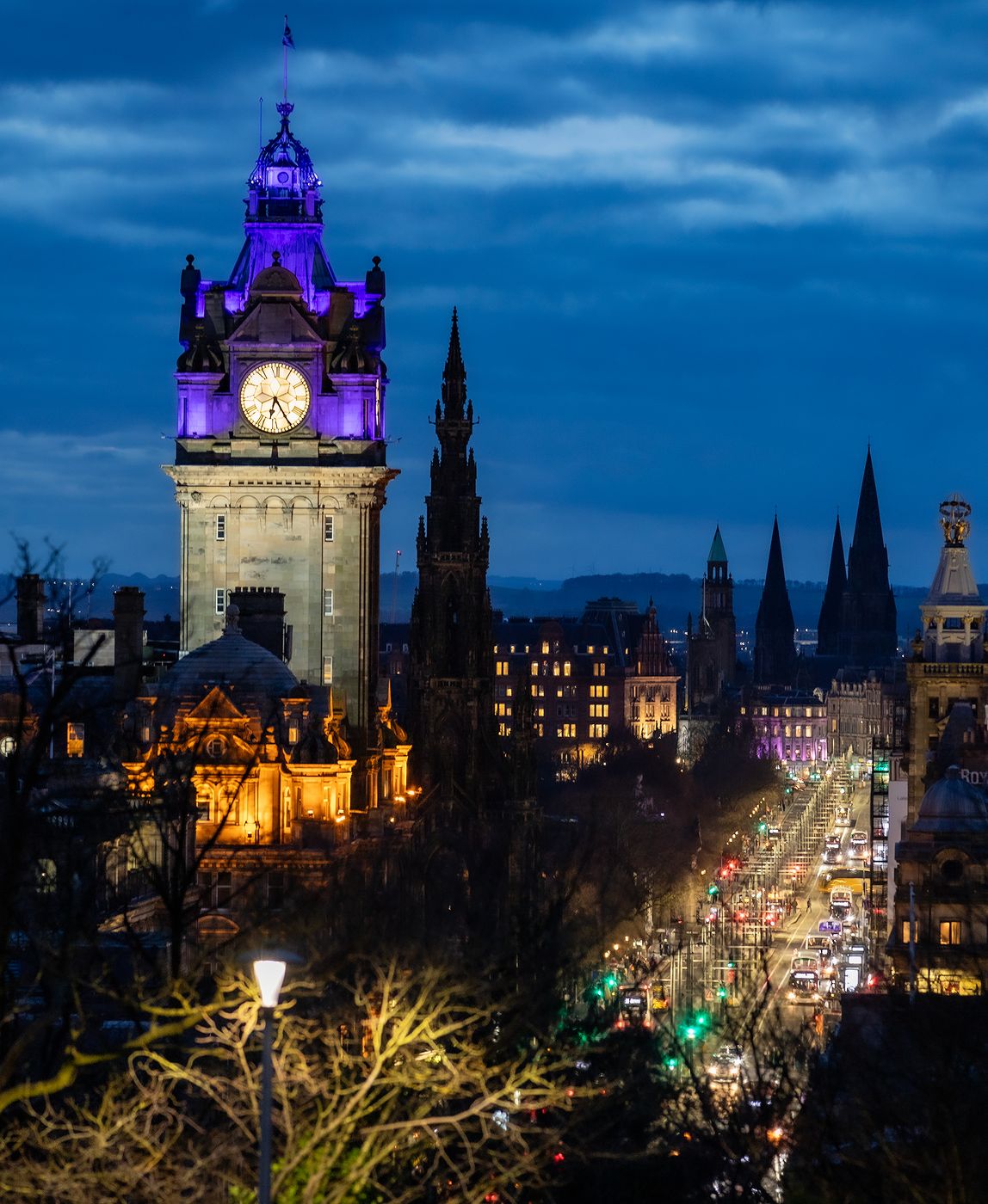View over Edinburgh from Calton Hill, United Kingdom
