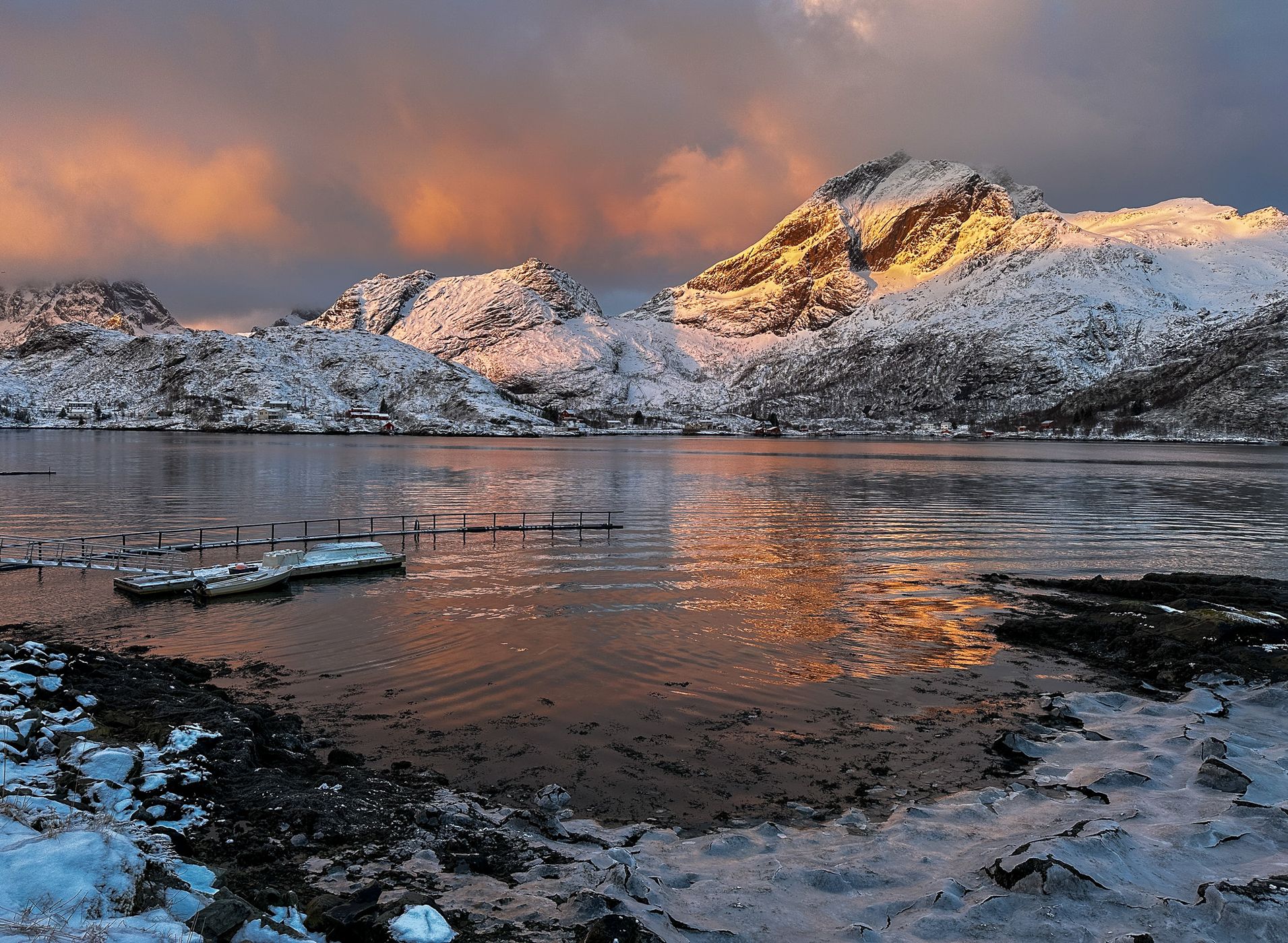 A tiny fishing port, Norway