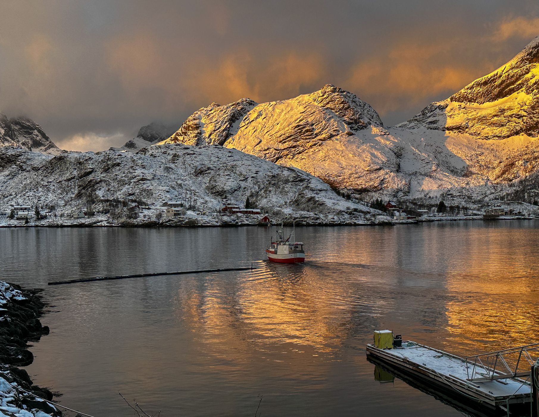 A tiny fishing port, Norway