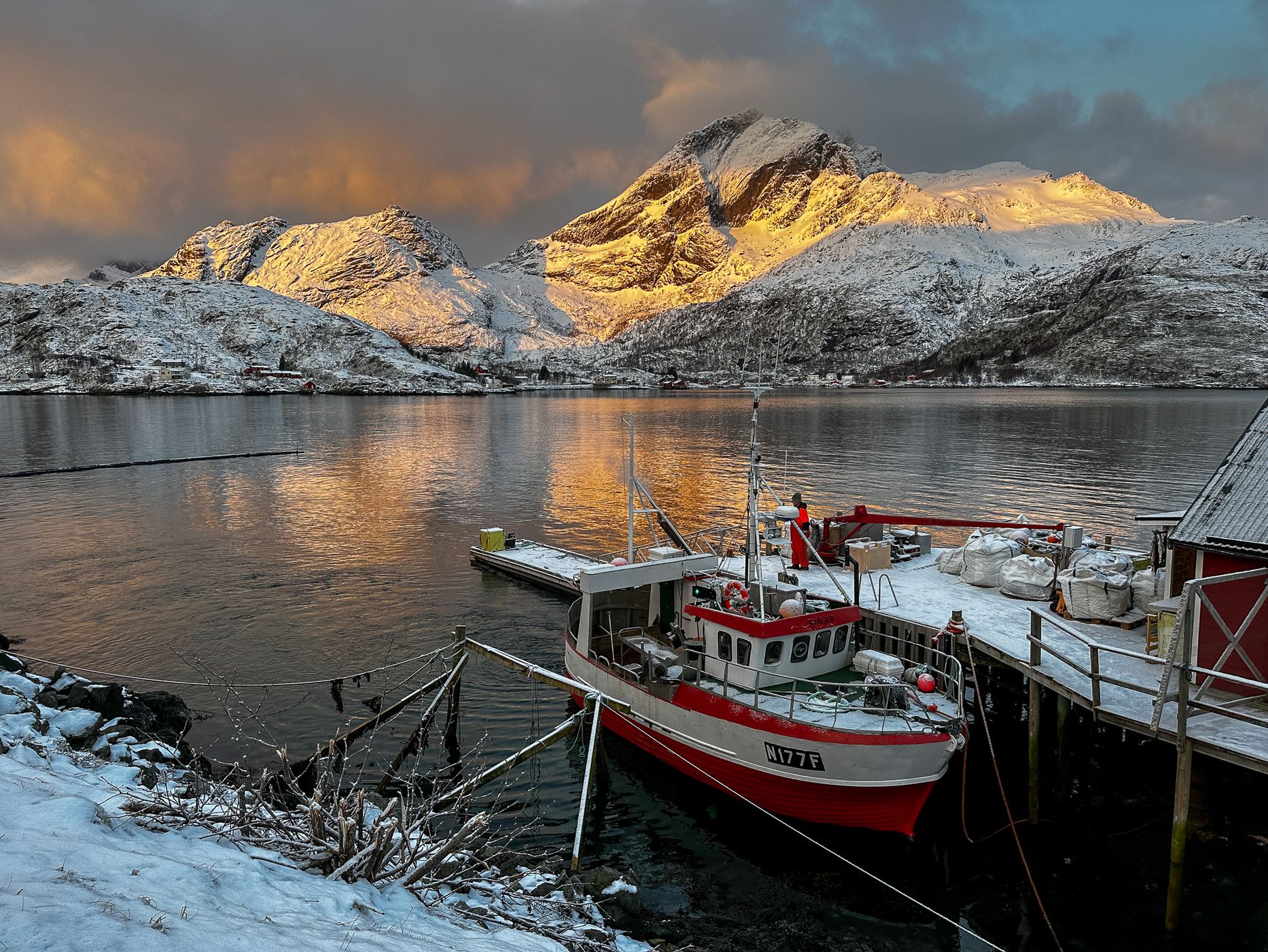 A tiny fishing port, Norway