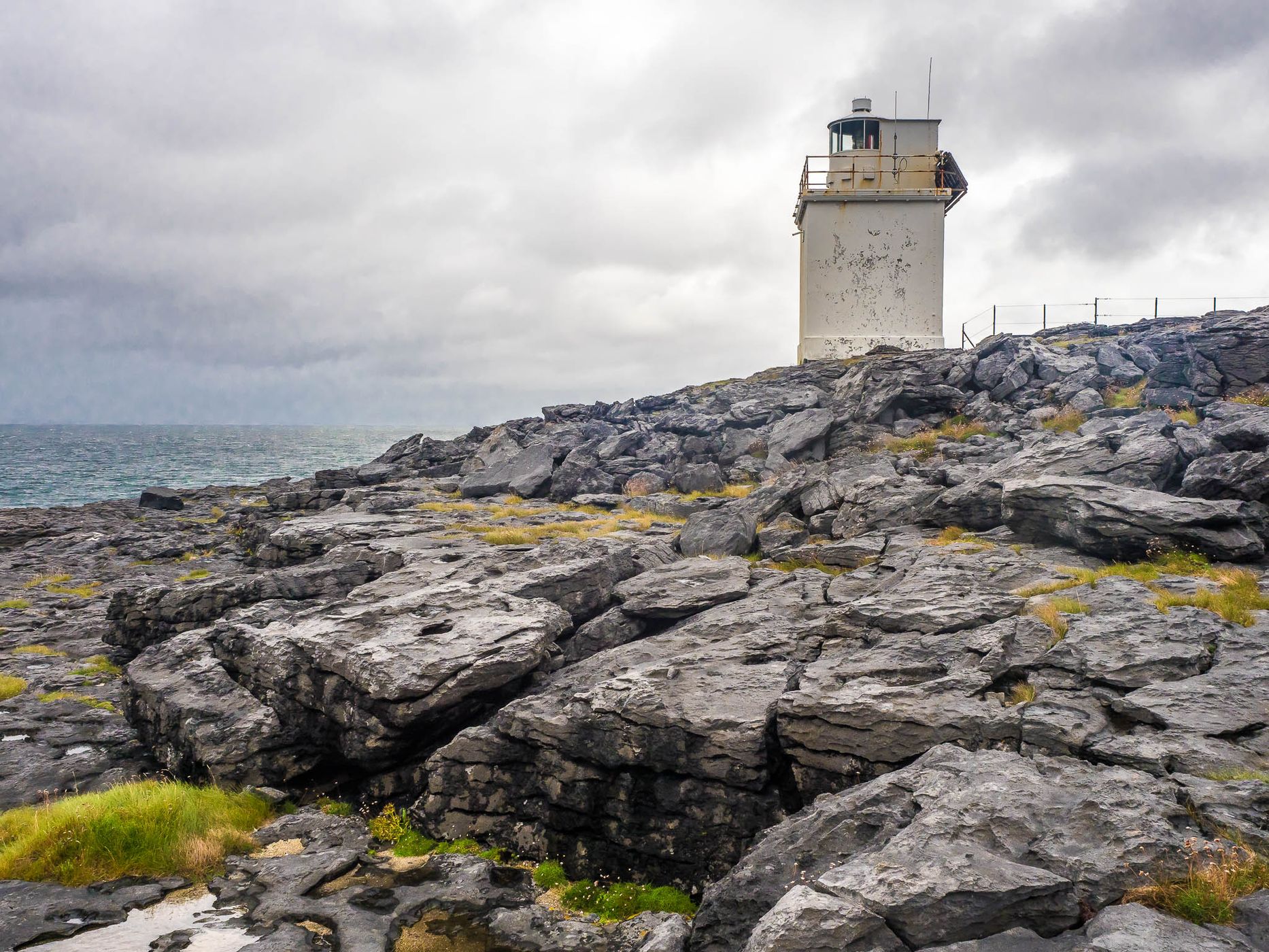 At the  Black Head Lighthouse, Ireland