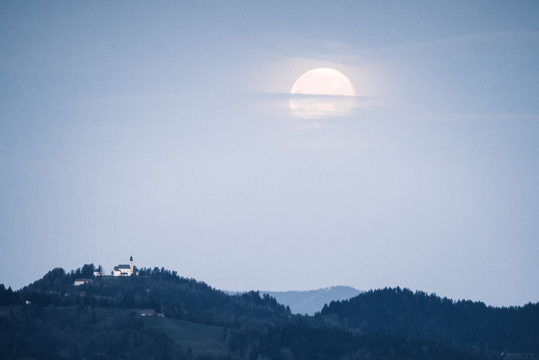 View from Razgledni stolp Plač, Slovenia