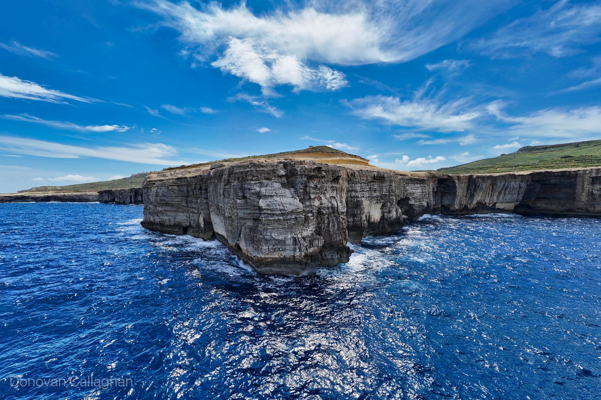 Big Cave, Għar tal-Qrewis, Gozo, Malta