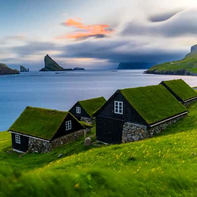 Biggujarvegr road, Faroe Islands