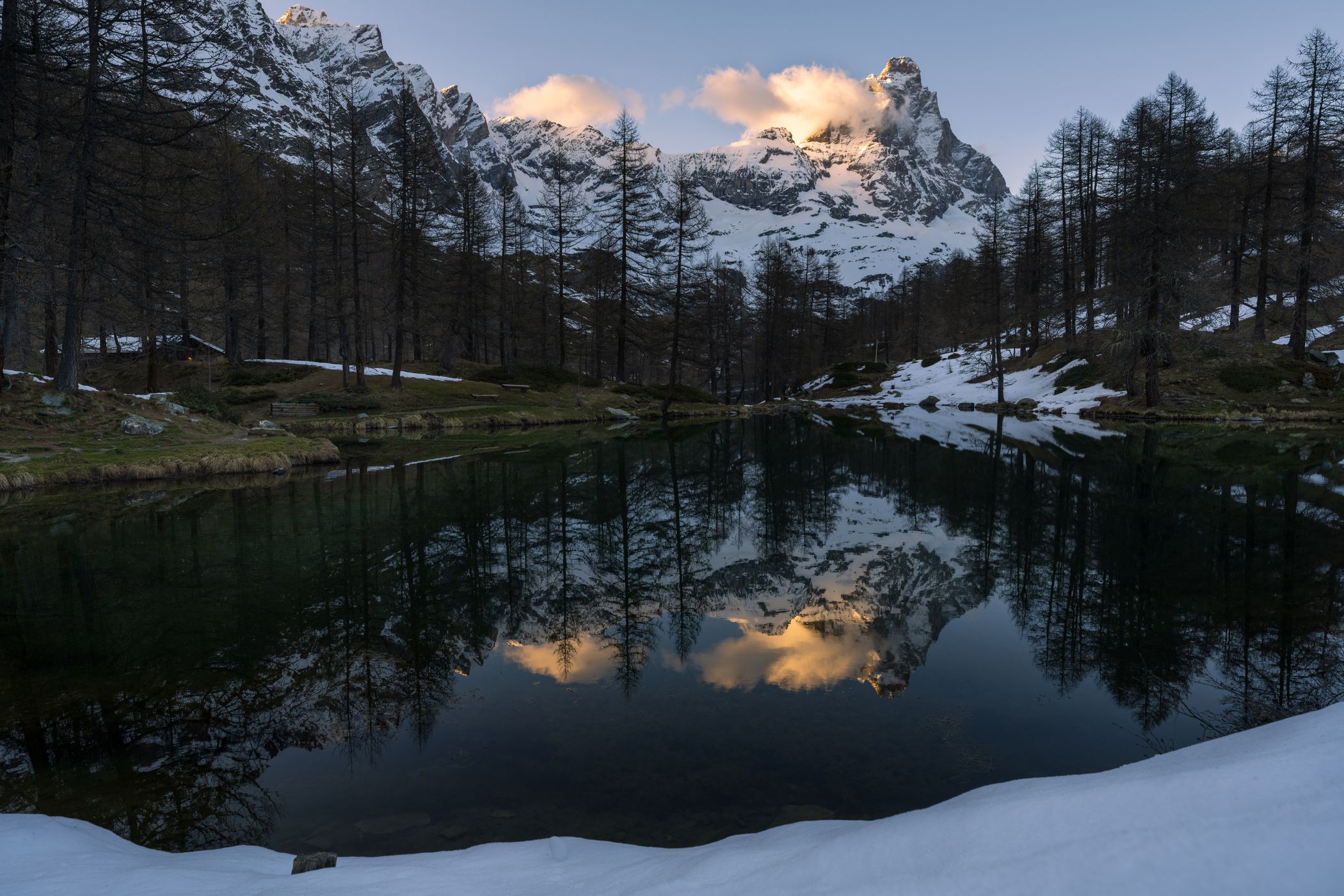 Blue Lake, Aosta Valley, Italy