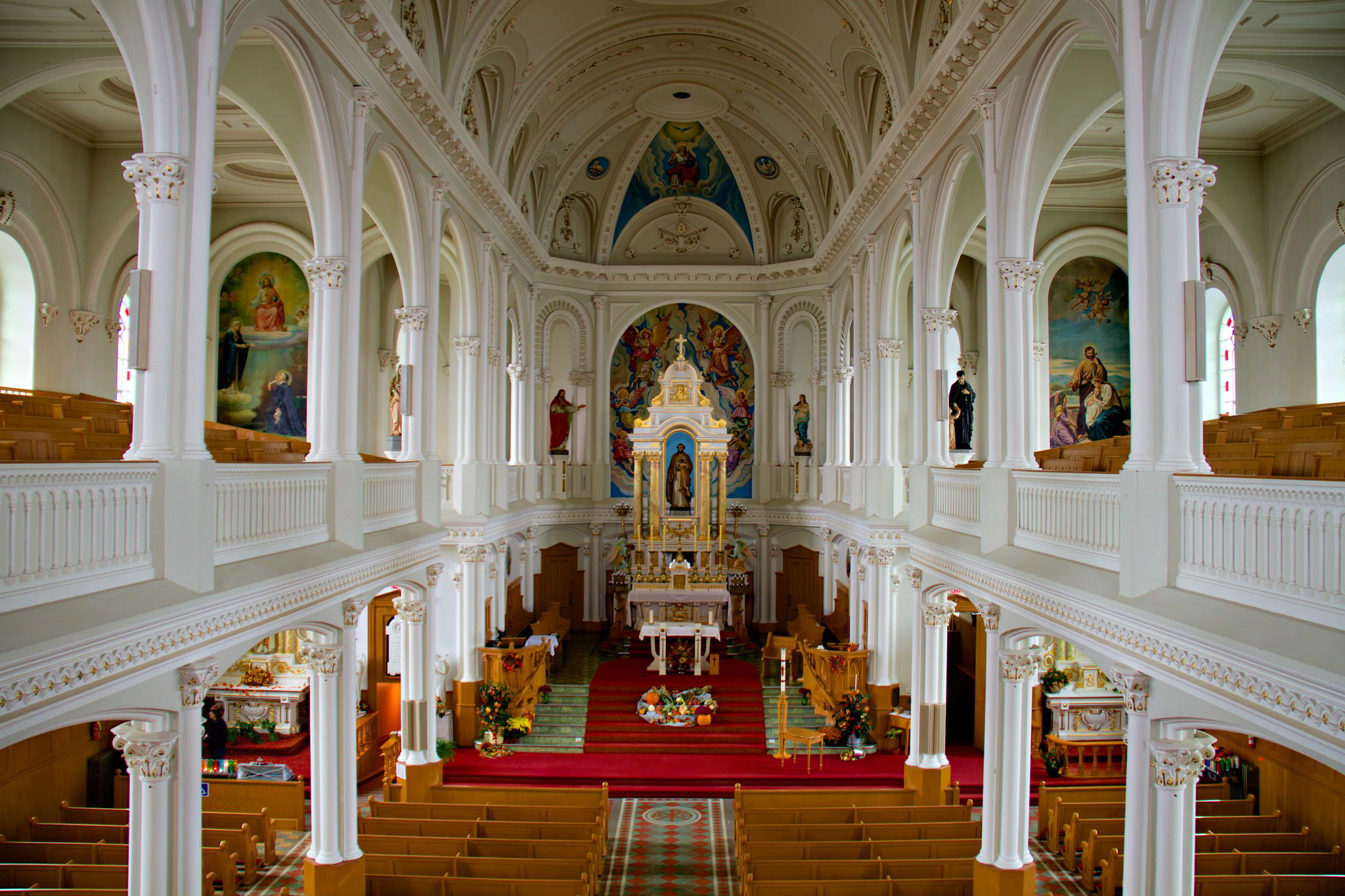 Église catholique Saint-Pierre Church Cheticamp Nova Scotia, Canada