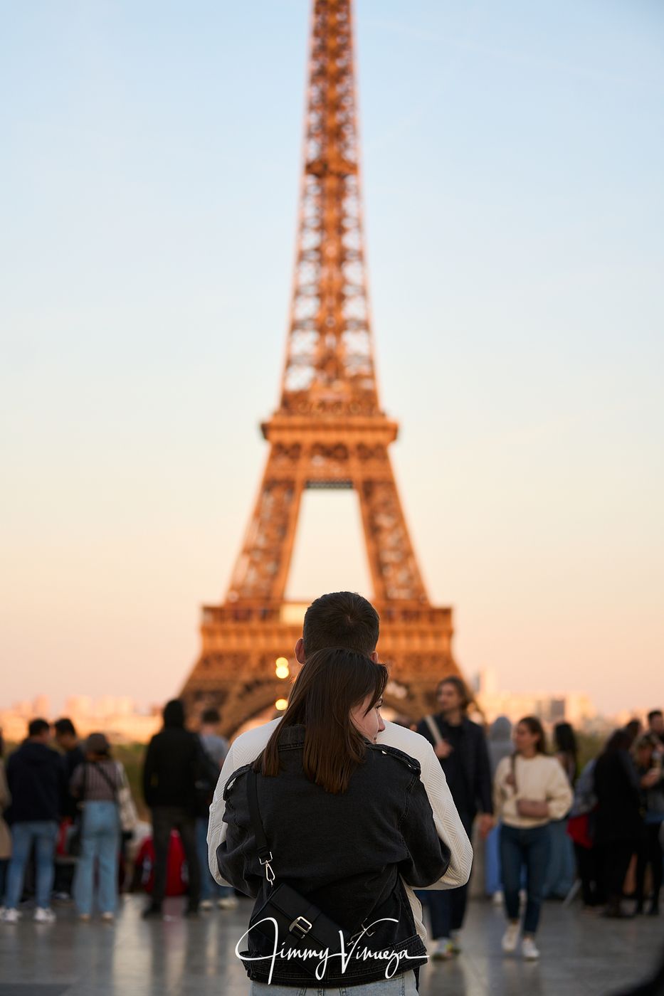 Eiffel Tower from Trocadero, Paris, France